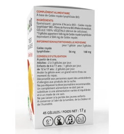 Arkogélules Gelée Royale BIO 45 gélules – Arkopharma