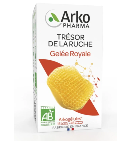 Arkogélules Gelée Royale BIO 45 gélules – Arkopharma