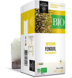 Infusion Fenouil BIO DAYANG 20 sachets – Confort Digestif