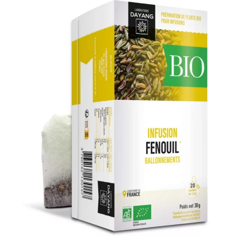 FENOUIL BIO infusion Boite de 20 sachets