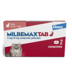 MILBEMAXTAB CHAT 2 Comprimés