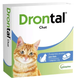 DRONTAL Chat – Vermifuge 2 comprimés | Vetoquinol