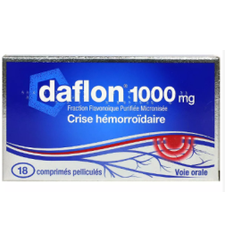 DAFLON 1000mg 18 comprimés