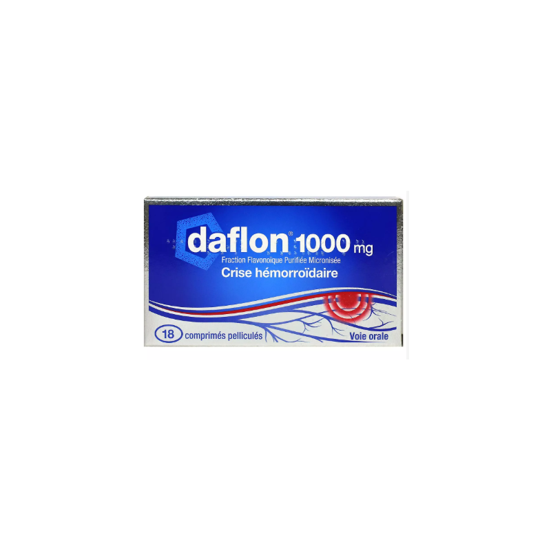 DAFLON 1000mg 18 comprimés DAFLON 1000mg 18 comprimés