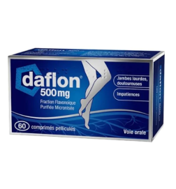 DAFLON 500 mg boite de 60 comprimés