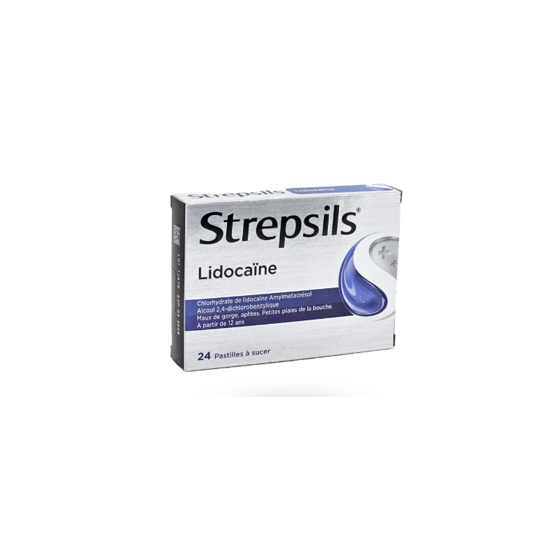 STREPSILS LIDOCAINE 24 pastilles à sucer STREPSILS LIDOCAINE 24 pastilles à sucer