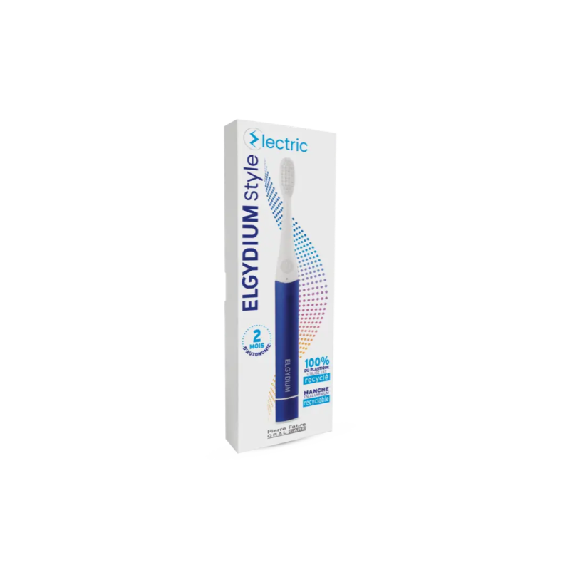 ELGYDIUM Style Brosse à dents électrique Dark Denim ELGYDIUM Style Brosse à dents électrique Dark Denim