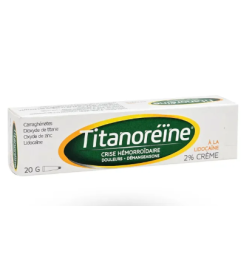 TITANOREINE LIDOCAINE 2% Crème tube 20g