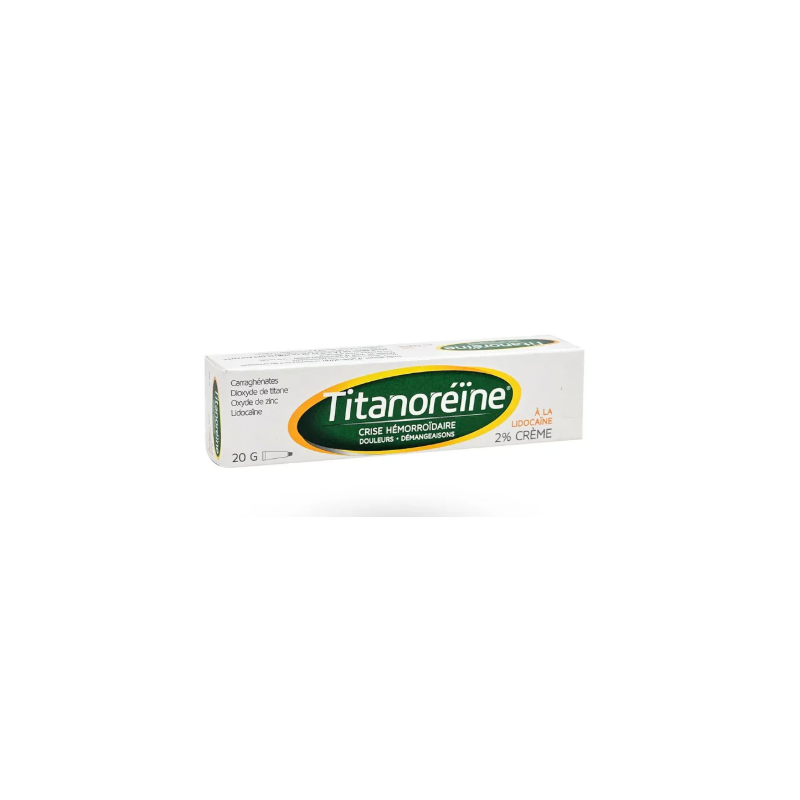 TITANOREINE LIDOCAINE 2% Crème tube 20g TITANOREINE LIDOCAINE 2% Crème tube 20g