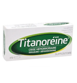 TITANOREINE Boite de 12 suppositoires