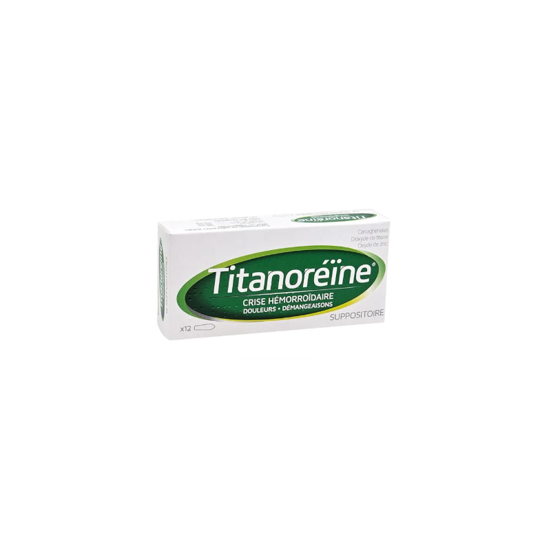 TITANOREINE Boite de 12 suppositoires TITANOREINE Boite de 12 suppositoires