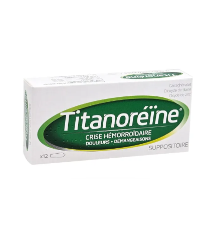TITANOREINE Boite de 12 suppositoires