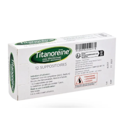 TITANOREINE Boite de 12 suppositoires
