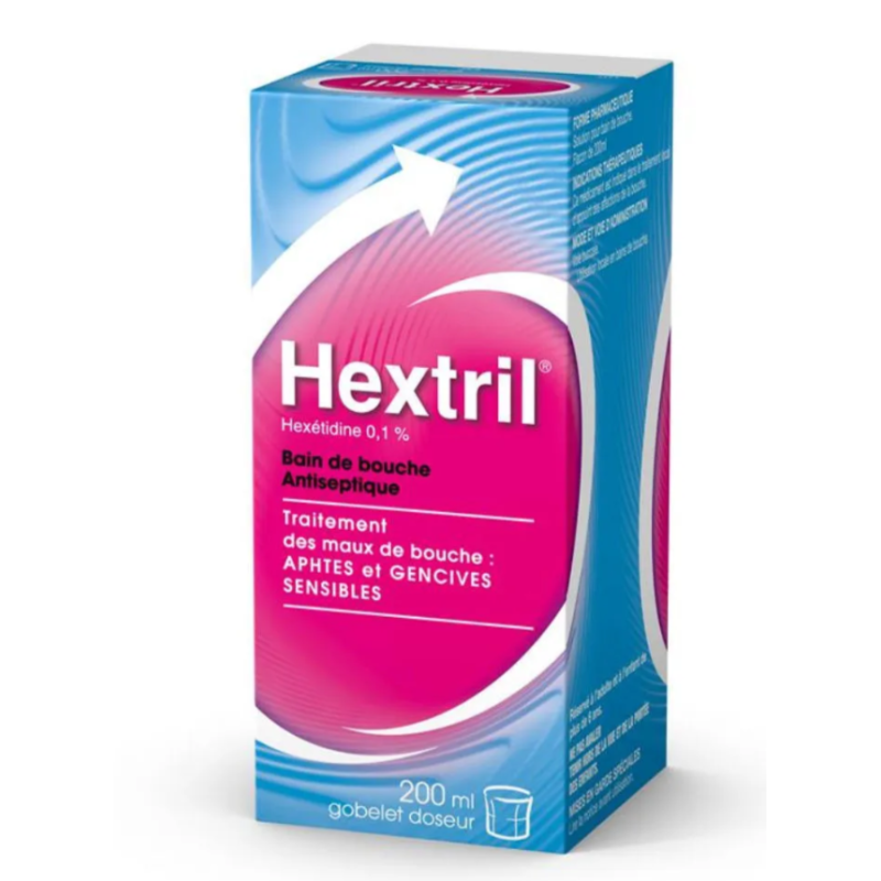 HEXTRIL 0,1% BAIN DE BOUCHE 200 ml HEXTRIL 0,1% BAIN DE BOUCHE 200 ml