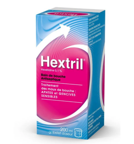 HEXTRIL 0,1% BAIN DE BOUCHE JOHNSON & JOHNSON flacon 200 ml