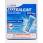 EFFERALGAN UPSA 500 mg Boite de 16 sachets goût framboise EFFERALGAN UPSA 500 mg Boite de 16 sachets goût framboise