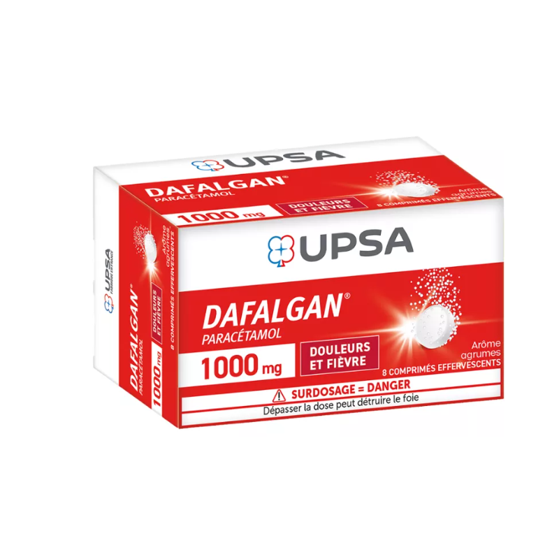 DAFALGAN 1G CPR EFFERV BT8 arôme agrumes DAFALGAN 1G CPR EFFERV BT8 arôme agrumes
