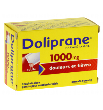 DOLIPRANE 1000MG SACHET