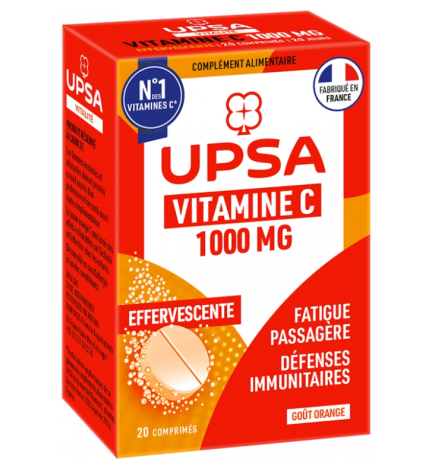 VITAMINE C UPSA 1000MG 20 COMPRIMES EFFERVESCENTS