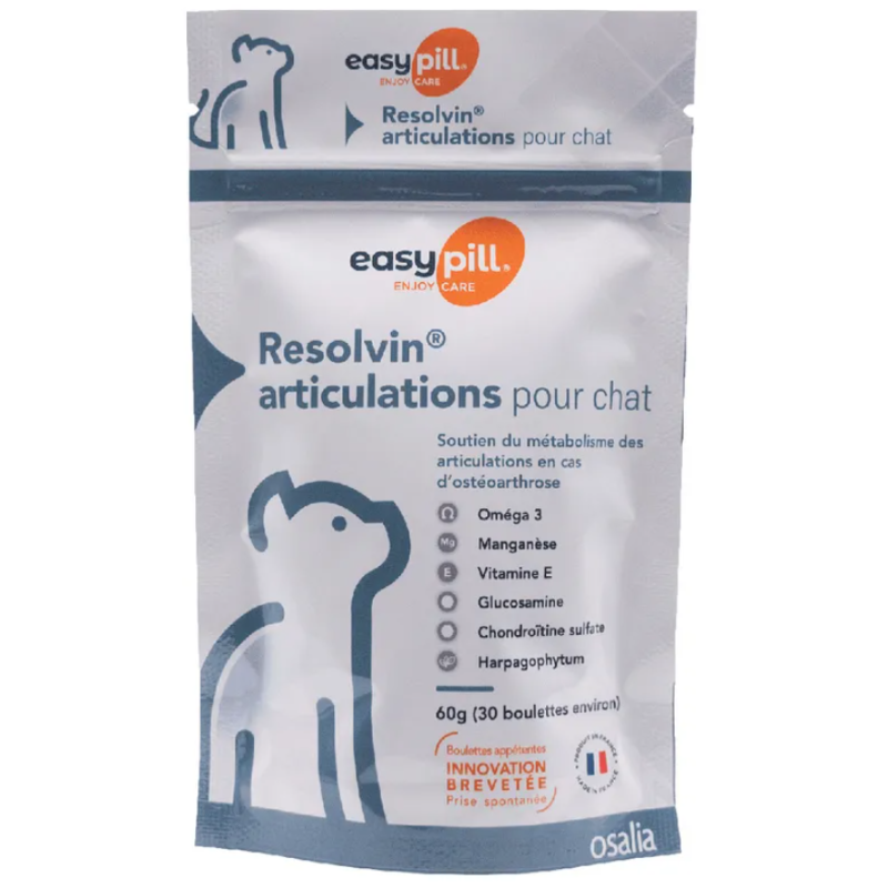 EASYPILL CHAT RESOLVIN ARTICULATIONS 30 Boulettes EASYPILL CHAT RESOLVIN ARTICULATIONS 30 Boulettes