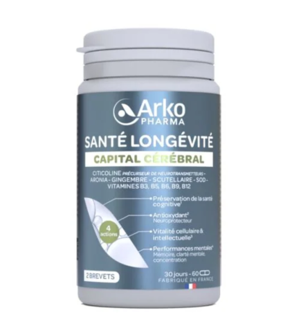 Arkopharma Capital Cérébral – Mémoire & Concentration