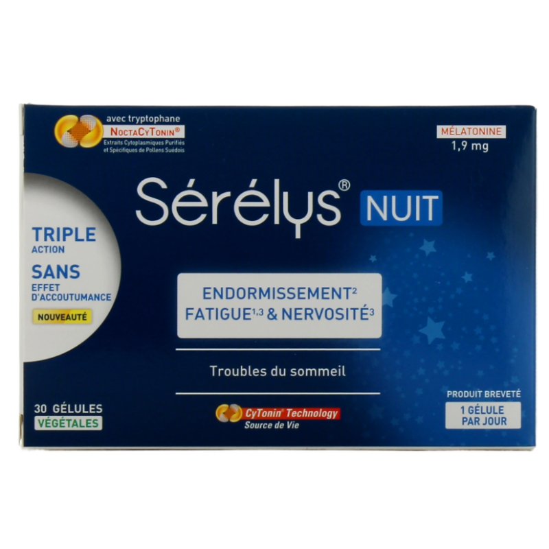 SERELYS NUIT 30 gélules SERELYS NUIT 30 gélules