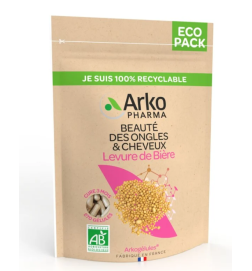 Arkopharma Levure de Bière BIO 270 gélules – Cheveux & Ongles