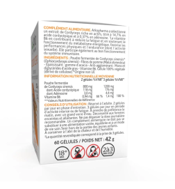 Arkopharma Arkogélules Cordyceps 60 gélules | Performances