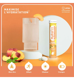 Hydrafizz Hydra Pêche 16 Comprimés | Hydratation