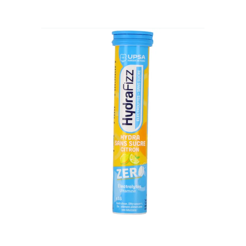 HYDRAFIZZ HYDRA SANS SUCRE CITRON – 16 COMPRIMÉS EFFERVESCENTS
