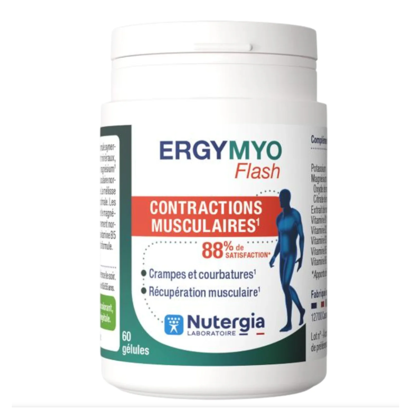 ERGYMYO FLASH – 60 GÉLULES NUTERGIA ERGYMYO FLASH – 60 GÉLULES NUTERGIA
