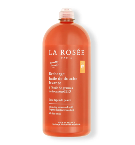 HUILE DOUCHE LAVANTE - RECHARGE - LA ROSEE