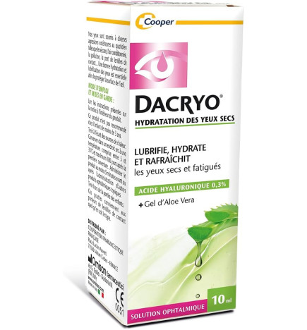 Dacryo solution ophtalmique sans conservateur 10 ml