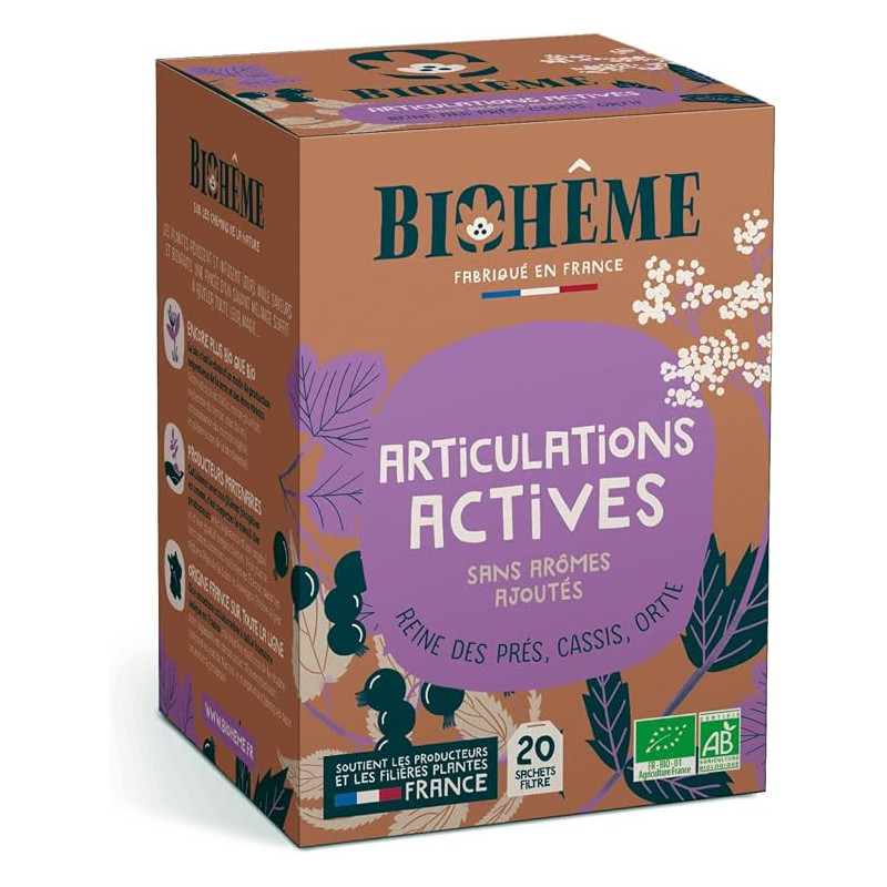 BIOHÊME INFUSION ARTICULATIONS ACTIVES BIO – 20 INFUSETTES