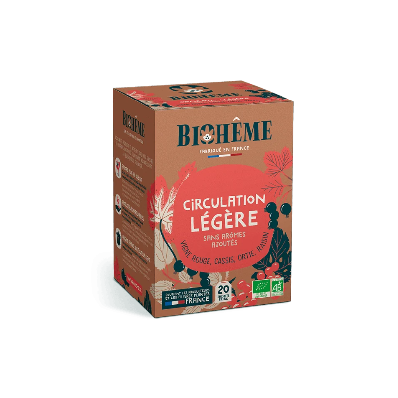 BIOHÊME INFUSION CIRCULATION LÉGÈRE BIO – 20 INFUSETTES