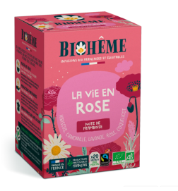 Biohême La Vie en Rose Bio – Infusion 20 Infusettes