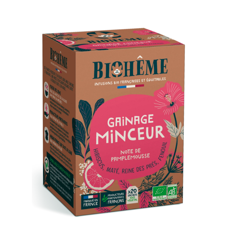 BIOHÊME INFUSION GAINAGE MINCEUR BIO – 20 INFUSETTES BIOHÊME INFUSION GAINAGE MINCEUR BIO – 20 INFUSETTES