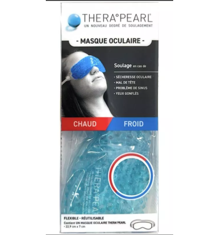 TheraPearl Masque Oculaire Chaud/Froid Réutilisable