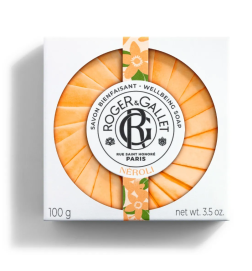 Savon parfumé Roger & Gallet Néroli 100 g aux notes florales de néroli et de fleur d'oranger