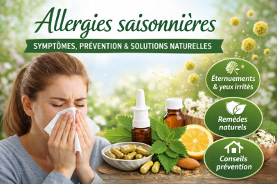 Allergies saisonnières : symptômes, prévention et solutions naturelles efficaces